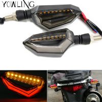 12 LED Turn Signal Motorcycle Light Amber Blade Lamp Indicator Blinker FOR BMW F650GS C650 F700GS F800GS Moto Bike Lights/lamps