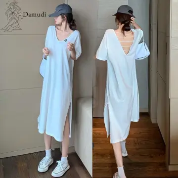 Korean t hotsell shirt dress