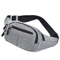 Mens Breast Package Waterproof Outdoor Sports Bag Canvas Pouch Korean-style Waist Bag Fanny Pouch Crossbody Male Banana Bag