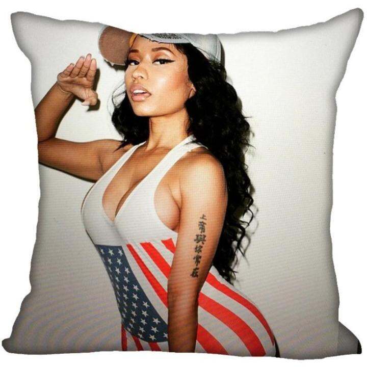 aa-ร้อน-ปลอกหมอน-nicki-minaj-สำหรับปกหมอนตกแต่งบ้านมีซิปมองไม่เห็น40x40ปลอกหมอน45x45cm