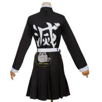 Anime Kanao Tsuyuri Kanawo Cosplay Costume Demon Slayer Cosplay Dress Clothing Kimono Outfit Wig Butterfly Headdress Adult Kids