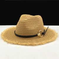 2019 New Panama Hat Girls Raffia Straw Fedora Male Sunhat Women Summer Beach Sun Visor Cap Chapeau Cool Jazz Trilby Cap Sombrero