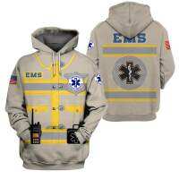 EMS nurse เป็นกลางเสื้อกันหนาวนิว fashin 3D พิมพ์เสื้อกันหนาวหมวกและเสื้อซิป B11