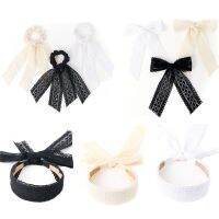 NEW spring and summer Lace bow hairband elegant hair accessories elegant hair scruchy 5cm wide