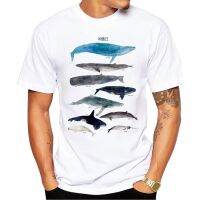 Popular Fashion ManS Tops 2022 Summer Latest Printed Whales Design Very Interesting Man T-Shirts Hot Tops