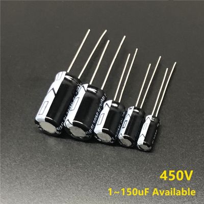 450V 1uF/2.2uF/3.3uF/4.7uF/6.8uF/10uF/18uF/22uF/47uF/56uF/68uF/100uF/120uF/150uF Good Quality Electrolytic Capacitor