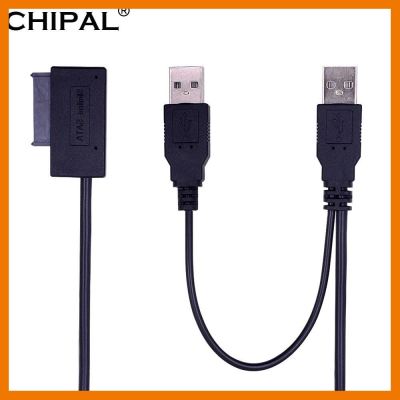 HOT!!ลดราคา (for Laptop DVD-ROM,HDD Caddy) USB 2.0 to 6+7 13Pin Slimline Slim SATA Cable with Ext.USB2.0 Power Supply ##ที่ชาร์จ แท็บเล็ต ไร้สาย เสียง หูฟัง เคส Airpodss ลำโพง Wireless Bluetooth โทรศัพท์ USB ปลั๊ก เมาท์ HDMI สายคอมพิวเตอร์