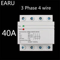 【✴COD✴】 rstuth รางดิน3pn 40a 380V การกู้คืนด้วยตนเองเชื่อมต่ออัตโนมัติภายใต้แรงดันไฟฟ้าลดลงรีเลย์ป้องกันที่ปกป้องคีย์บอร์ด