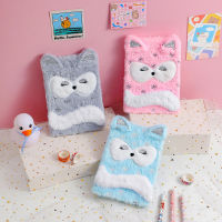 Kawaii Notebook Cat Notepad A5 Diary Sketchbook Plush Journal Agenda Planner Stationery Organizer Cute School Office Note Book