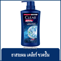 FernnyBaby เคลียร์ Clear 410ML แชมพูเคลีย หัวปั้ม ยาสระผม แชมพูสระผม แชมพูขจัดรังแค สูตร เคลียร์แชมพู สีน้ำเงิน คูลเมนสปอร์ต 410 มล.