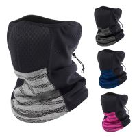 ♠ Men Adjustable Winter Neck Warmer Fleece Bandana Scarf Half Face Mask Cycling Hunting Skiing Running Hiking Sports Scarves Women