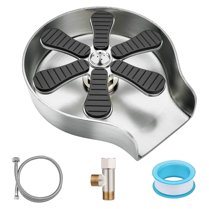 Faucet Glass Rinser High Pressure Glass Washer for Kitchen Sinks