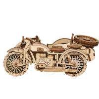 DIY Three Wheels Motorcycle Puzzles Jigsaw Child Montessori Educational Wooden Toys 3d Models Toys Gift for s To Build