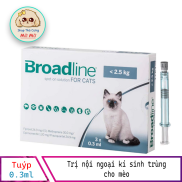 Broadline nhỏ gáy hết ve rận bọ chét các loại giun sán cho mèo Size dưới