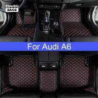 【DT】hot！ CUWEUSANG Custom  Car Floor Mats A6 C7 4G2 4GC allroad Foot Coche Accessories Carpets