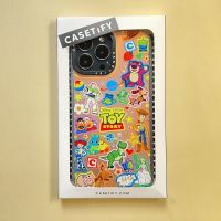 Casetify X Disnep PIXAR TOY STOORY เคสโทรศัพท์มือถือ แข็ง ขอบ ลายฉลากเลเซอร์ สําหรับ IPhone 14 MAX 13 12 XS XR