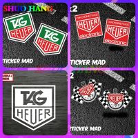 【LZ】❖  Tag Heuer logotipo réplica Rally Touring carro adesivo par corrida garfo de suspensão clássico motocicleta CHRONOGRAPH HEUER