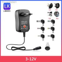 ☊✻✾ 3-12V AC DC Adjustable Power Adapter Universal Charger Supply for LED Light Strip Lamp 30W 3V 4.5V 5V 6V 7.5V 9V 12V 2A 2.5A