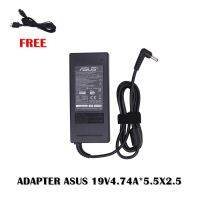 ADAPTER ASUS 19V4.74A*5.5X2.5 / สายชาร์จโน๊ตบุ๊ค เอซุส + แถมสายไฟ