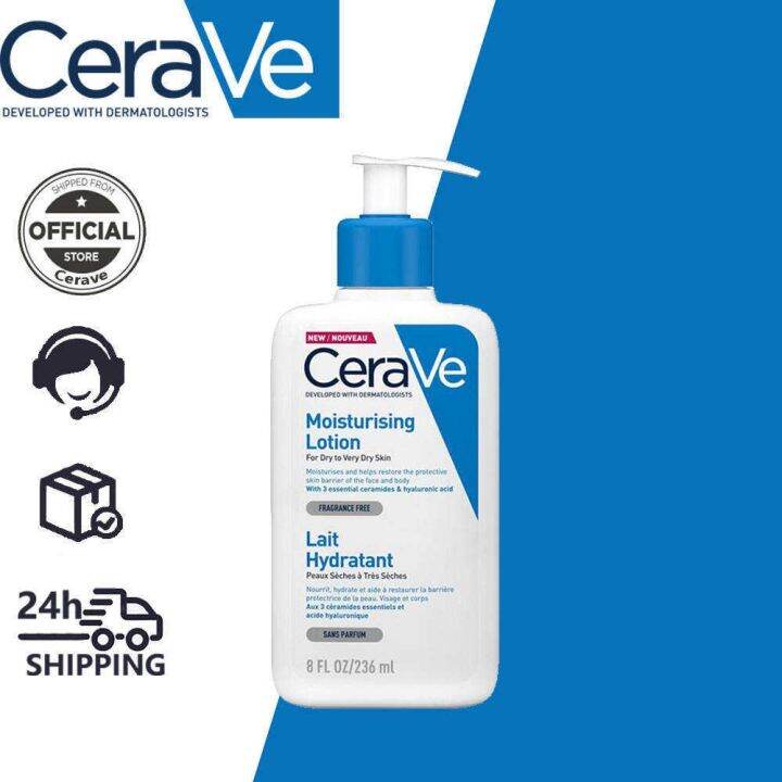 CeraVe Daily Moisturizing Lotion 236ML CeraVe Long Lasting Whitening