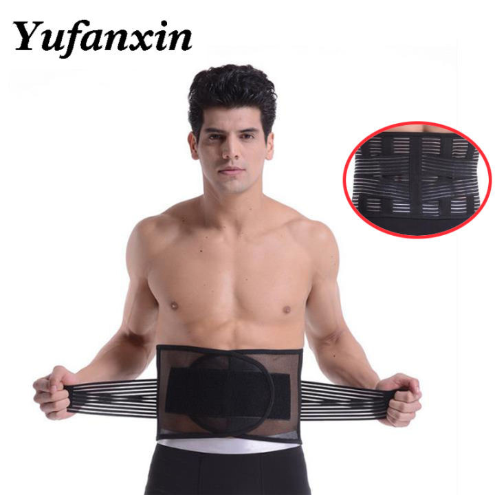lumbar-support-waist-adjustable-pain-back-injury-supporting-brace-for-fitness-weightlifting-belts-sports-safety-corrector