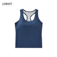 LORIOT เสื้อกล้ามบราทรงสปอร์ตเสื้อกล้ามสำหรับเสื้อสตรี Sando,เสื้อกล้าม Racerback เซ็กซี่ลำลอง SA1410เกาหลี9644