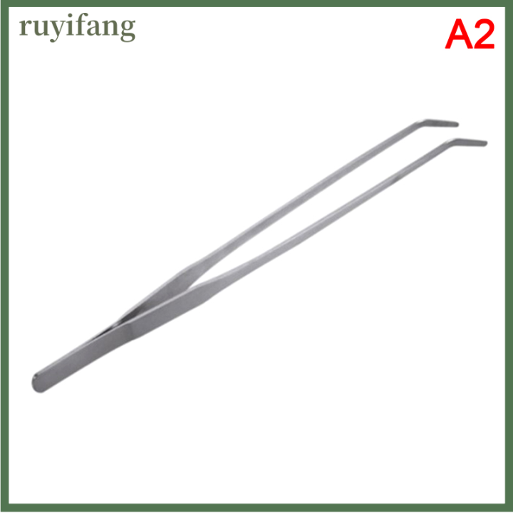 ruyifang-สแตนเลสตู้ปลาแหนบคีมปลาถังโรงงาน-aquascape-tools-คลิป