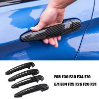 Carbon Fiber Outside Exterior Door Handle Cover Trim for -BMW 1 2 3 4 Series E87 E90 E91 E92 E93 F30 X1 X3 X4 X5 X6 LHD