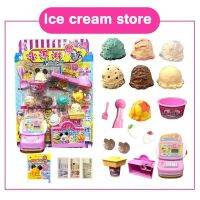 Mini Donut Toy Kitchen Fast Food Restaurant Simulation Cash Register Convenience Store Cake Shop Play House Toy Girl