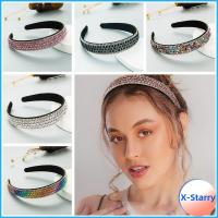 ที่คาดผม X-STARRY ประกายเพชร10สีติดเพชรระยิบระยับผู้หญิงหญิงสาวคาดศีรษะคริสตัลกากเพชรเครื่องประดับผมที่คาดผมแฟชั่นบาง