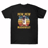 Pew Madafakas Cat T Shirt Sunglasses Pug Dog Gunman Printed Graphic Tops Unisex Summer Fashion Cool Ropa Hombre Camisetas