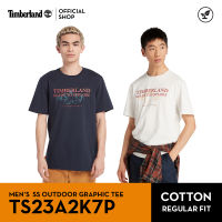 Timberland Mens SS Outdoor Graphic Tee เสื้อยืด (TF23A2K7P)