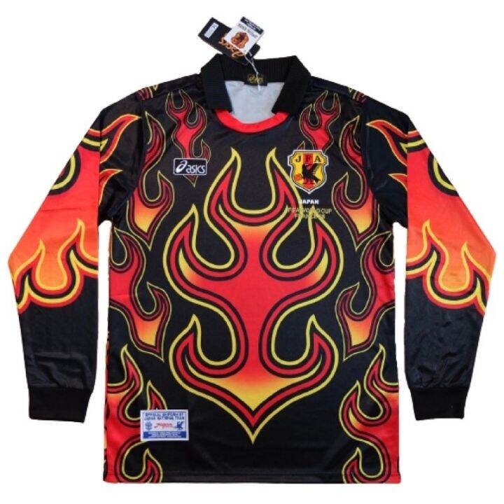 NEW Japan Goalkeeper Jersey in 1998 เสื้อบอลญี่ปุ่น เสื้อโกลญี่ปุ่น