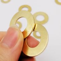 ❡ 10/50pcs GB97 DIN125 M2 M2.5 M3 M4 M5 M6 M8 M10 M12 Solid Brass Copper Flat Washer Plain Gasket Pad Ring