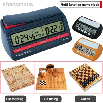 LEAP Digital Professional Chess Clock Count Up Down Timer Sports Electronic  Chess Clock I-GO Competition Board Game Chess Watch