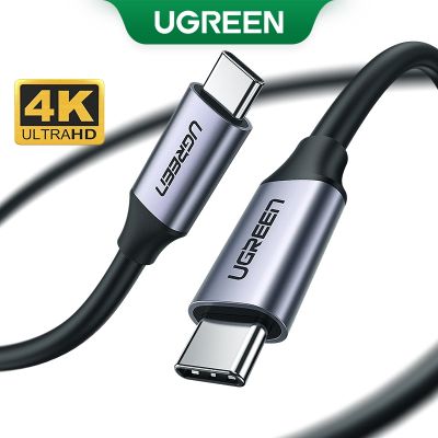 Ugreen สายเคเบิล USB 3.1 PD 60W 1.5 ม. Type C เป็น USB C สําหรับ Samsung S9 S8 Plus