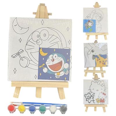 Oil Painting Paint By Number Kit Painting Sales Children DIY Craft Digital Painting Picture By Number Home Decor Set 10*10*1.5cm trusted
