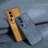 เคสสำหรับ Oppo Reno10 Pro Plus Reno 10 10Pro Pllus 10Pro + เคสเคสโทรศัพท์ลายหนังแกะเทียมเคสป้องกันโทรศัพท์ตก