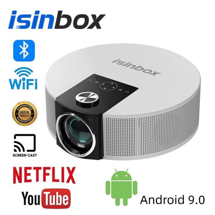 Isinbox Projector Q10 WiFi Bluetooth Projector for Phone iPhone Android