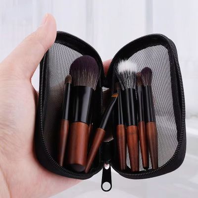 9pcs Protable Makeup Brushes Set MiniCosmetic Brush Powder Foundation Blush Blooming Eyebrow Eyeshadow Blending Brush Kit brushe Makeup Brushes Sets