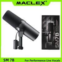 SM7B Cardioid Dynamic Microphone sm7b Studio Selectable Frequency Response Mic for Live Stage Recording Podcasting