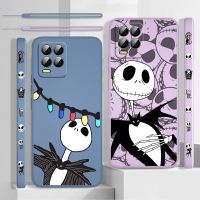 The Nightmare Before Christmas For Xiaomi Redmi Note 11T 11 11S 10T 10 9T 9S 9 8T 8 7 6 5 Pro Liquid Rope Phone Case Cover Capa