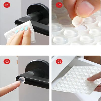 【LZ】 Cabinet Door Bumper of Various Size of Silicone Material for Kitchen Cabinet Self-adhesive Damper Pad for Door Stopper