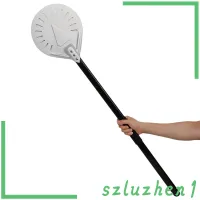 [Hi-tech] Perforated Turning Pizza Peel Anti-Scalding Round Pizza Shovel Professional