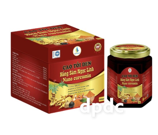 Cao tỏi đen hồng sâm ngọc linh nano curcumin - tăng khả năng miễn dich - ảnh sản phẩm 1