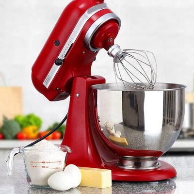 Mixer Stainless Steel Bowl Eggbeater for KitchenAid 4.5-5Quart Tilt Head Stand Mixer for KitchenAid Mixer Bowl Dishwasher Safe