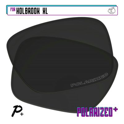 Ezreplace Polarized Replacement Lenses For - Oakley Holbrook XL Sunglasses - Black P Plus