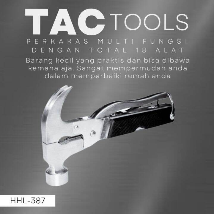 Peralatan Rumah TAC TOOL Peralatan Perkakas Palu Pencabut Paku Dan Tang ...