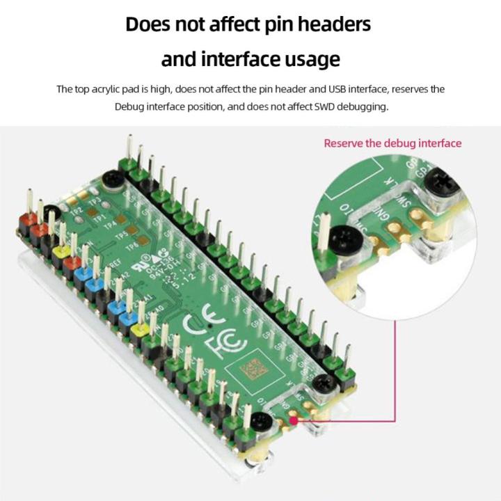 เคส-pico-สำหรับ-raspberry-pi-กล่อง-pico-อะคริลิคใสสำหรับ-raspberry-pi