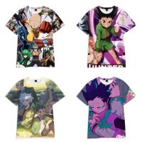 ใหม่ HUNTER × Hunter เสื้อยืด3D พิมพ์ผู้ชายสไตล์ฮาราจูกุ hip hop แขนสั้นแฟชั่น TEE